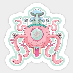 My anxiety monster Sticker